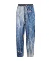 Pierre-louis Mascia Printed Trousers In Blue
