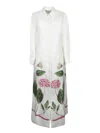 Pierre-louis Mascia Floral Chemisier White-pink Dress
