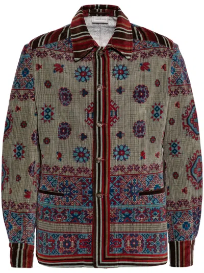 Pierre-louis Mascia Revenge Jacket In Multicolour