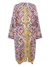 Pierre-louis Mascia Ricordo Printed Kimono In Multi