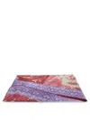 Pierre-louis Mascia Scarf In Purple And Red In Multi