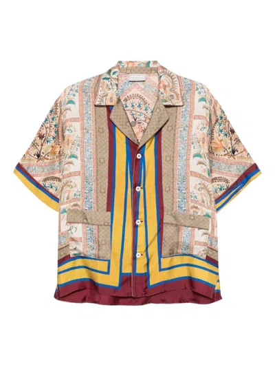 Pierre-louis Mascia Shirts Light And Natural In Brown
