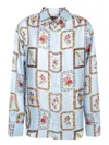 Pierre-louis Mascia Aloegotss Multicolor Blue Shirt In Blue