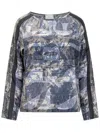 Pierre-louis Mascia Aloe Blouse In Blue