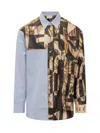 Pierre-louis Mascia Pierre Louis Mascia Cotton And Silk Shirt In Blue