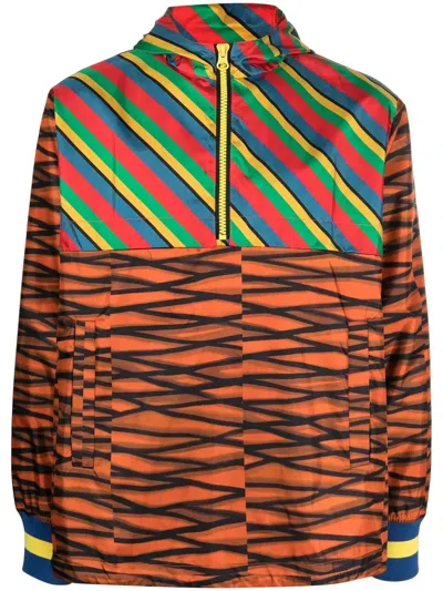 Pierre-louis Mascia Short-zip-up Lightweight Jacket In Orange