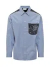 PIERRE-LOUIS MASCIA PIERRE LOUIS MASCIA SILK AND COTTON SHIRT