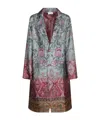 Pierre-louis Mascia Silk Coat In Multi