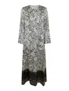 Pierre-louis Mascia Maxikleid Mit Blumen-print In Multicolor