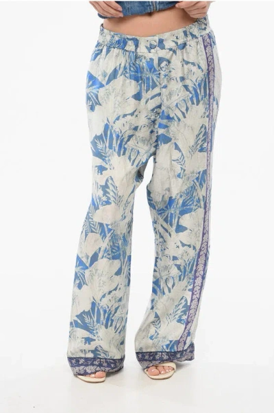 Pierre-louis Mascia Silk Floral Pants