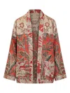 Pierre-louis Mascia Silk Jacket In Neutrals