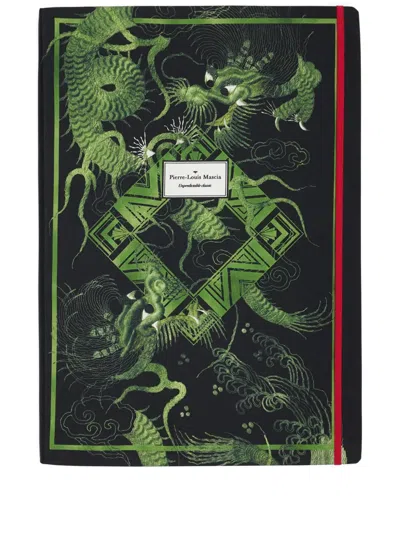 Pierre-louis Mascia Silk Notepad In Black