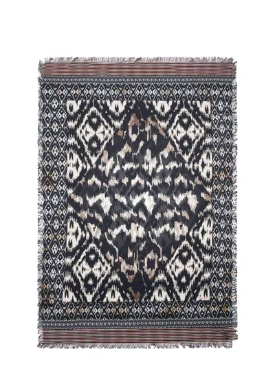 Pierre-louis Mascia Silk Printed Foulard In Multi