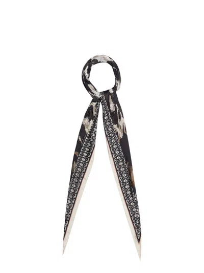 Pierre-louis Mascia Silk Printed Foulard In Multi