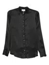 Pierre-louis Mascia Silk Shirt In Black