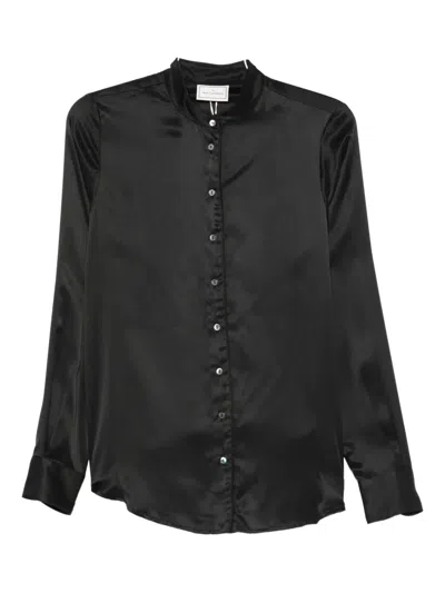 Pierre-louis Mascia Silk Shirt In Black