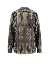 Pierre-louis Mascia Silk Shirt In Gray