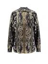 Pierre-louis Mascia Buttoned Long-sleeved Shirt In Multi