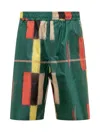 Pierre-louis Mascia Pierre Louis Mascia Silk Shorts In Green