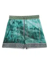 Pierre-louis Mascia Silk Shorts In Green