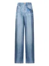 Pierre-louis Mascia Silk Trousers In Blue