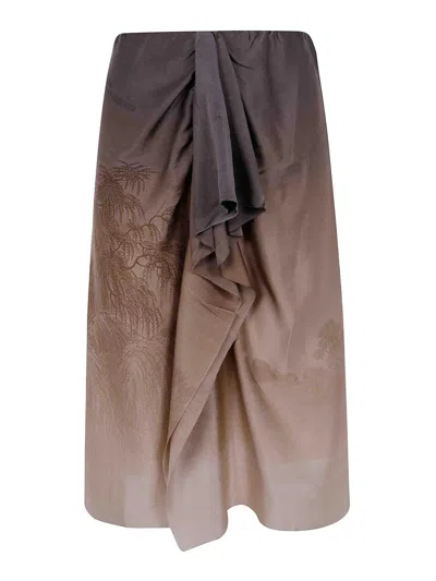 PIERRE-LOUIS MASCIA FALDA SEMILARGA - MULTICOLOR