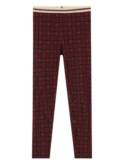 Pierre-louis Mascia Spiderman Geometric-pattern Leggings In Multi