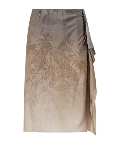 Pierre-louis Mascia Stretch-silk Skirt