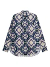 Pierre-louis Mascia Teslabio Geometric-print Shirt In Multi