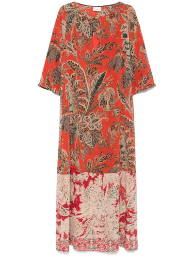 PIERRE-LOUIS MASCIA TRAPEZIO SILK DRESS
