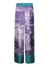Pierre-louis Mascia Printed Silk Wide-leg Pants