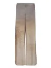 Pierre-louis Mascia Pierre Louis Mascia Women Wide Leg Trousers Adastrgum In Beige