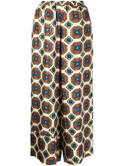 Pierre-louis Mascia Trousers Beige In Brown