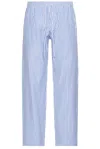 Pierre-louis Mascia Trousers In White & Blue