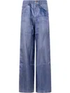 Pierre-louis Mascia Pierre Louis Mascia Women Wide Leg Trousers Aloe In Blue