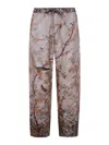 Pierre-louis Mascia Wide Leg Trousers Aloe In Multicolor