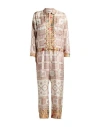 Pierre-louis Mascia Woman Jumpsuit Beige Size L Silk