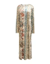 Pierre-louis Mascia Woman Maxi Dress Sand Size L Polyester, Elastane In White