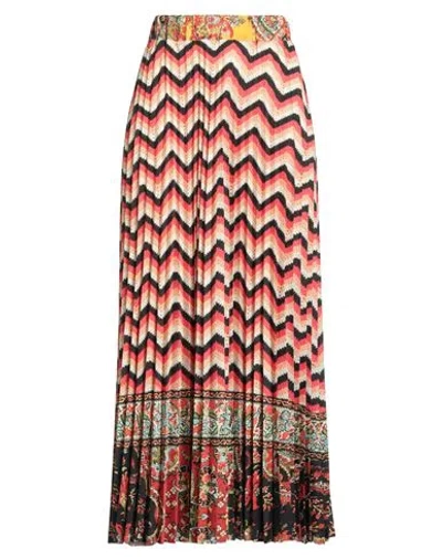 Pierre-louis Mascia Woman Maxi Skirt Red Size M Polyester
