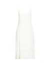 Pierre-louis Mascia Woman Midi Dress Beige Size L Silk, Elastane