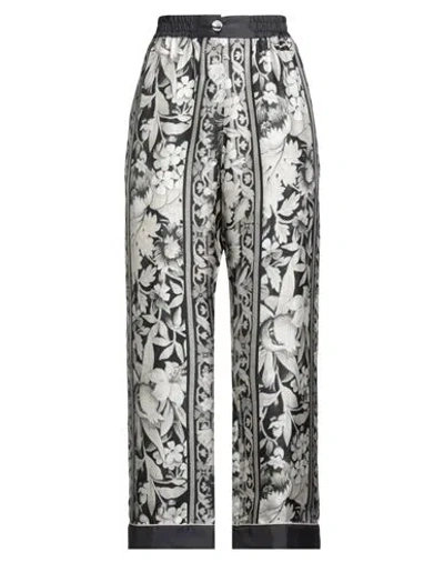 Pierre-louis Mascia Woman Pants Black Size M Silk