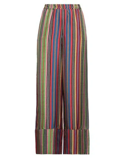 Pierre-louis Mascia Woman Pants Blue Size L Silk