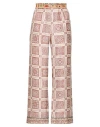 Pierre-louis Mascia Woman Pants Khaki Size L Silk