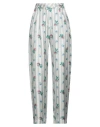 Shop Pierre-louis Mascia Woman Pants Light Grey Size M Silk