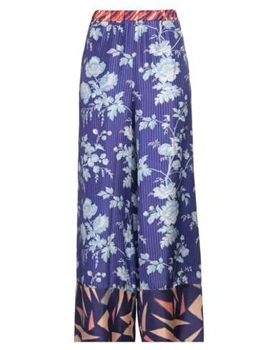 Pierre-louis Mascia Woman Pants Purple Size M Silk