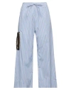 Pierre-louis Mascia Woman Pants Sky Blue Size S Cotton, Silk In Blue