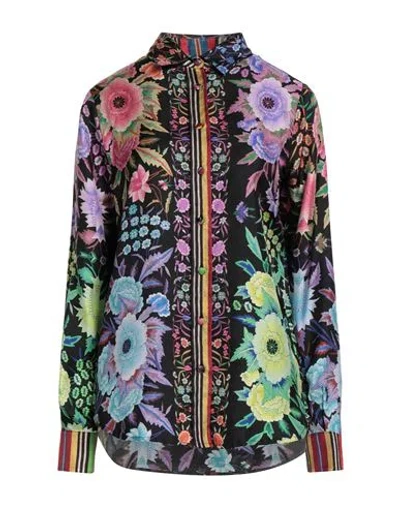 Pierre-louis Mascia Woman Shirt Black Size M Silk