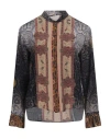 Pierre-louis Mascia Woman Shirt Sand Size M Silk In Black