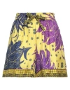 Pierre-louis Mascia Woman Shorts & Bermuda Shorts Marigold Size M Silk