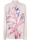 Pierre-louis Mascia Printed Silk Shirt In Neutral